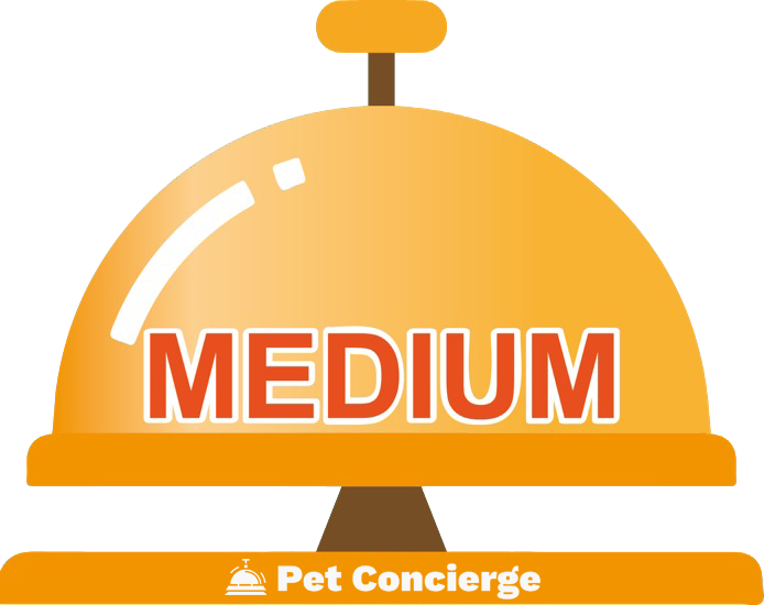 Pet Concierge,, campanella arancio